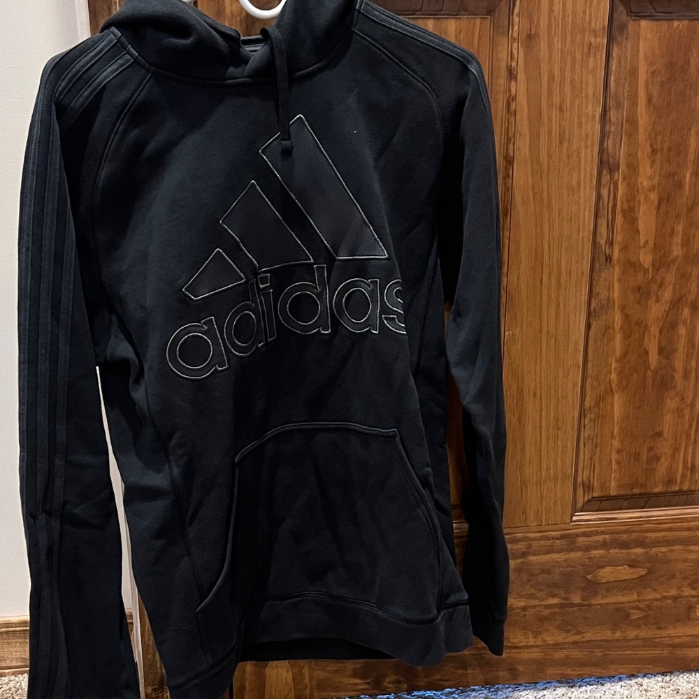 Adidas Black Pullover Hoodie